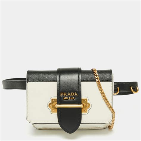 prada cahier belt bag uk|Prada leather bags.